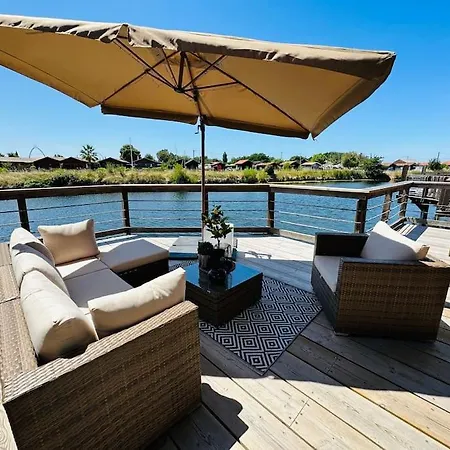 Maison Ostrea Terrasse Sur L'Eau Gujan-Mestras Esterno foto